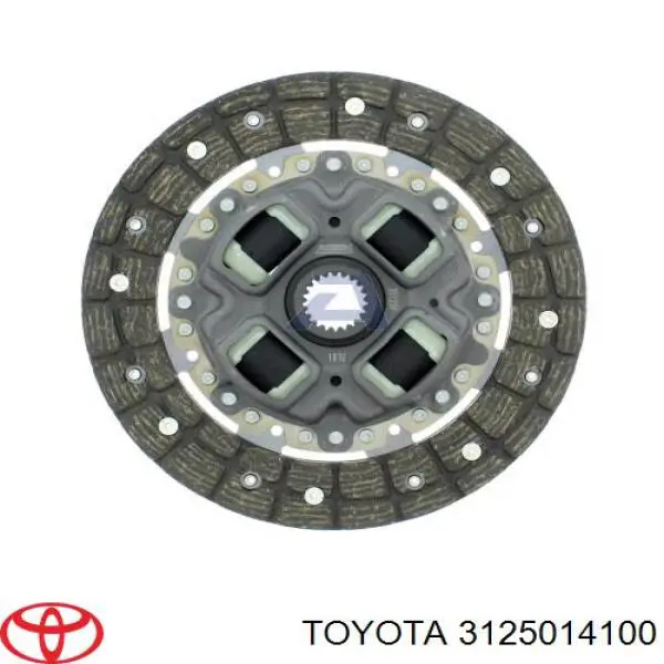 3125014100 Toyota диск зчеплення