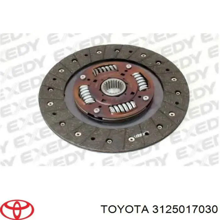3125017030 Toyota диск зчеплення