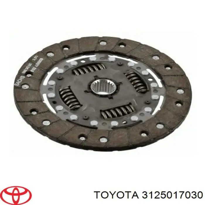 Диск зчеплення 3125017030 Toyota