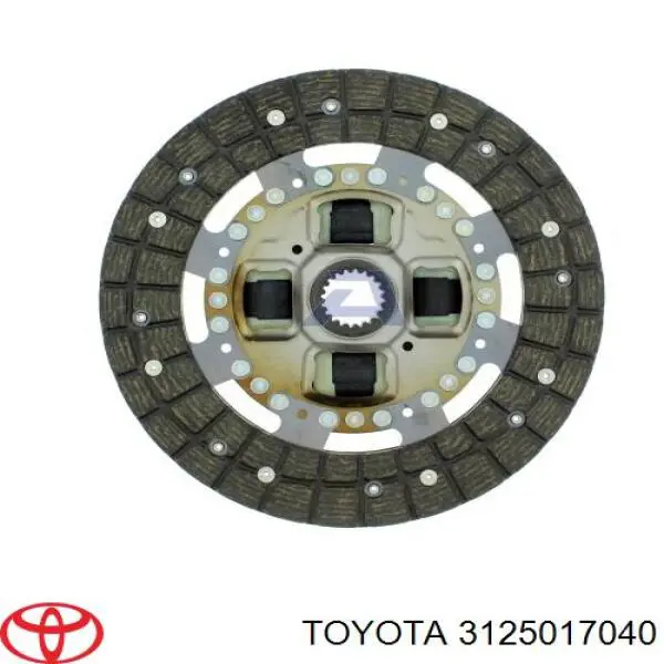 3125017040 Toyota диск зчеплення