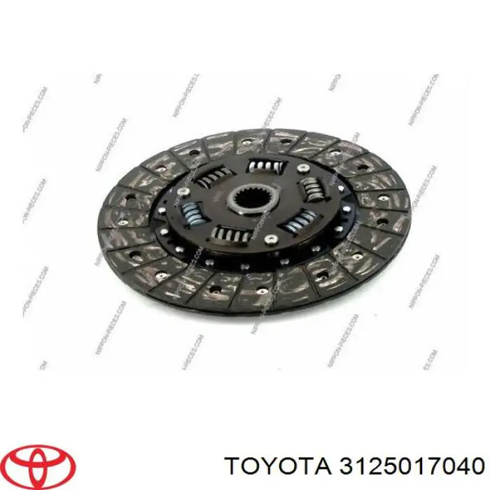 Диск зчеплення 3125005021 Toyota