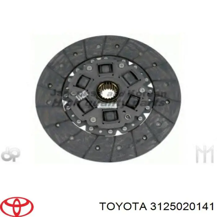 3125020141 Toyota диск зчеплення