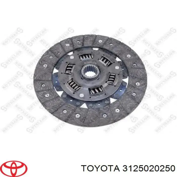 3125020250 Toyota диск зчеплення