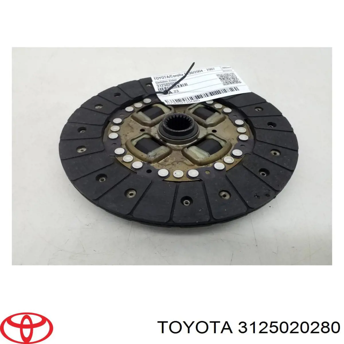 3125020280 Toyota Диск зчеплення