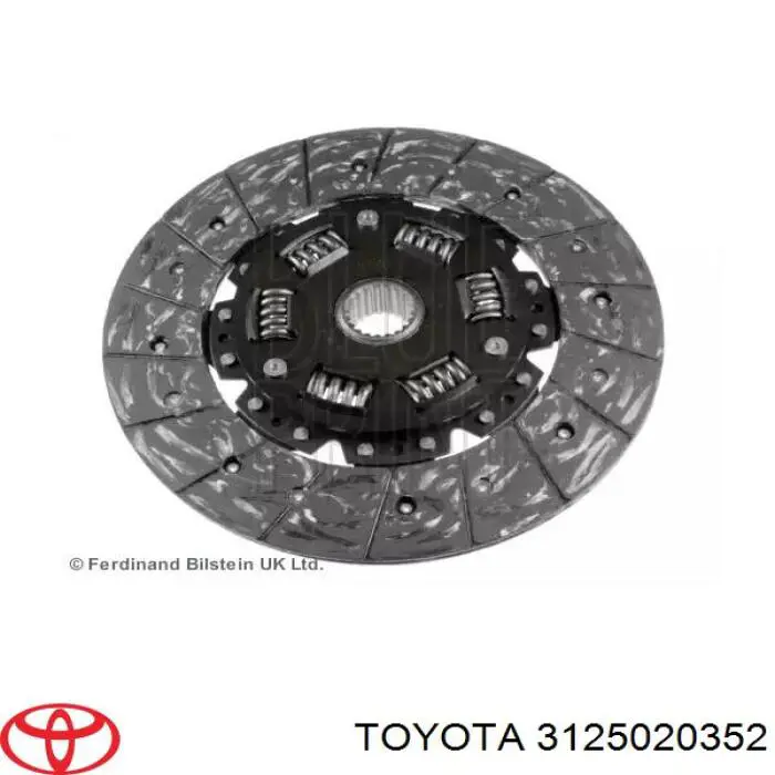 Диск зчеплення 3125020352 Toyota
