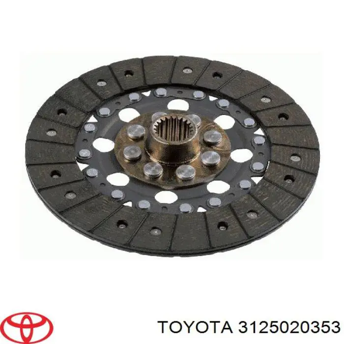 Купити 3125020353 Toyota Диск зчеплення