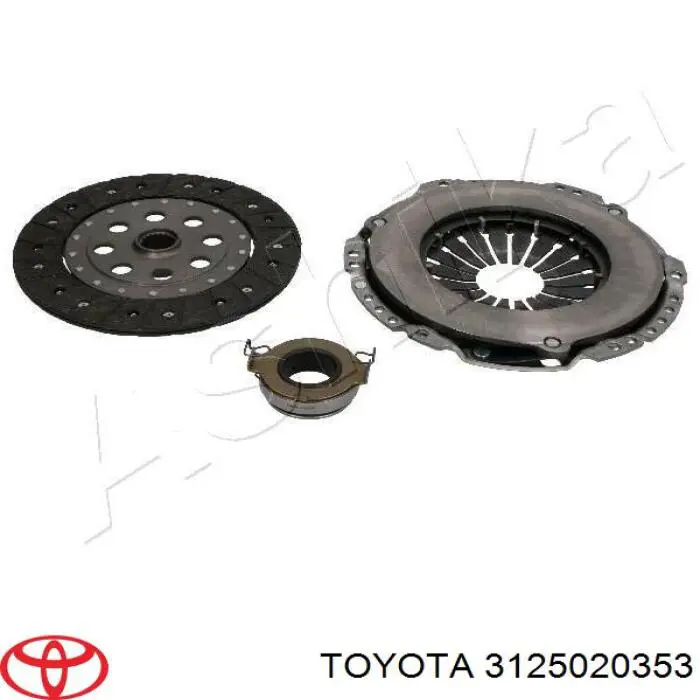 Зчеплення Toyota 3125020353 ціна, від 48.14 USD