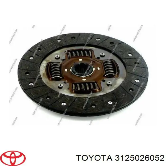 Зчеплення Toyota 3125026052 ціна, від 179.41 USD