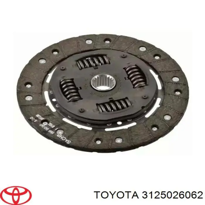 3125026062 Toyota диск зчеплення