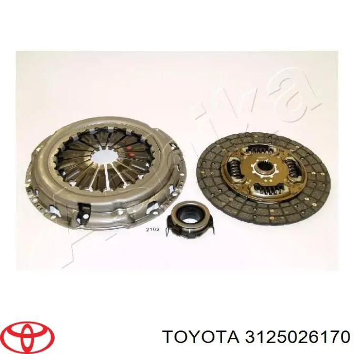 Зчеплення Toyota 3125026170 ціна, від  USD