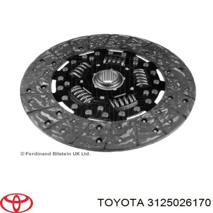 Диск зчеплення 3125026170 Toyota