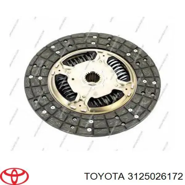 3125026172 Toyota Диск зчеплення