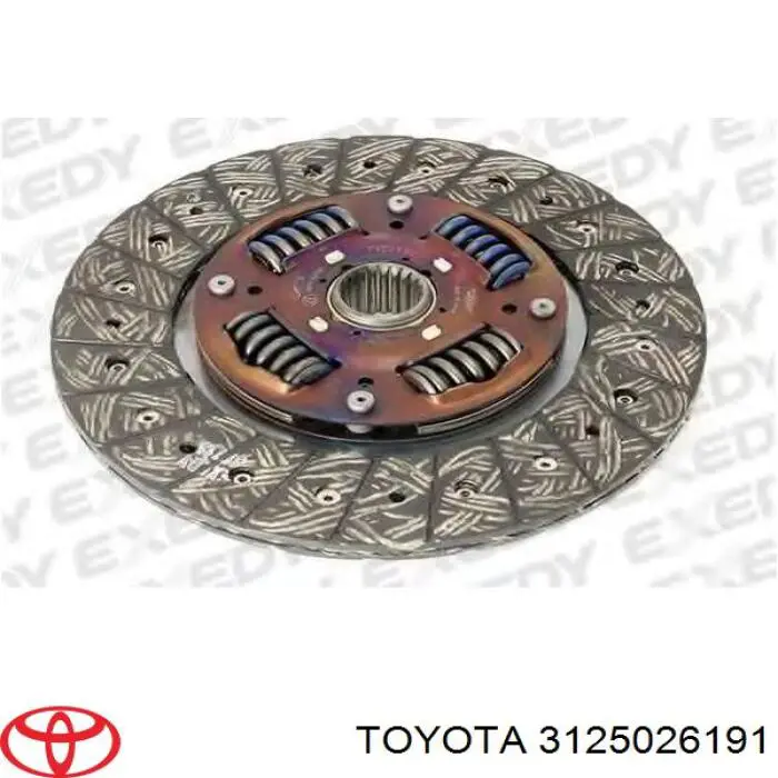 Купити 3125026191 Toyota Диск зчеплення