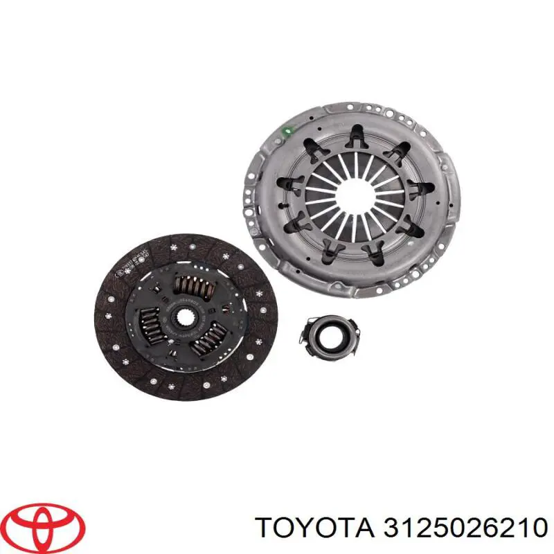 Зчеплення Toyota 3125026210 ціна, від 81.54 USD