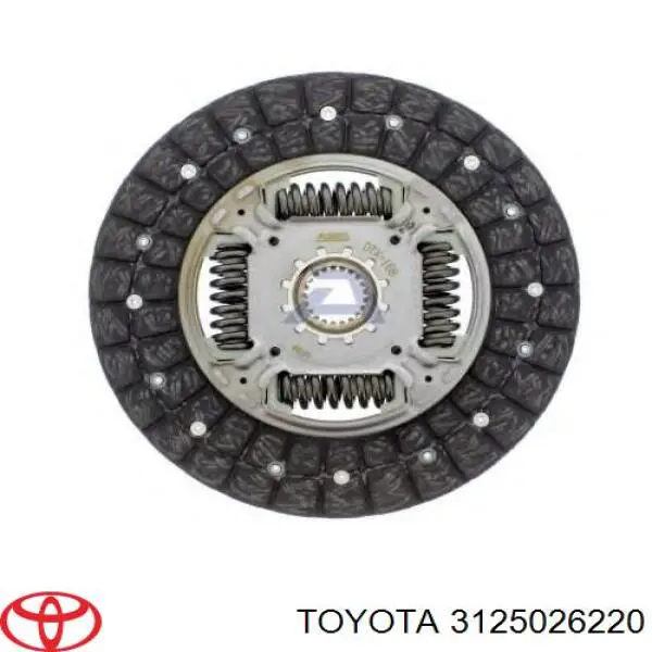 3125026220 Toyota Диск зчеплення