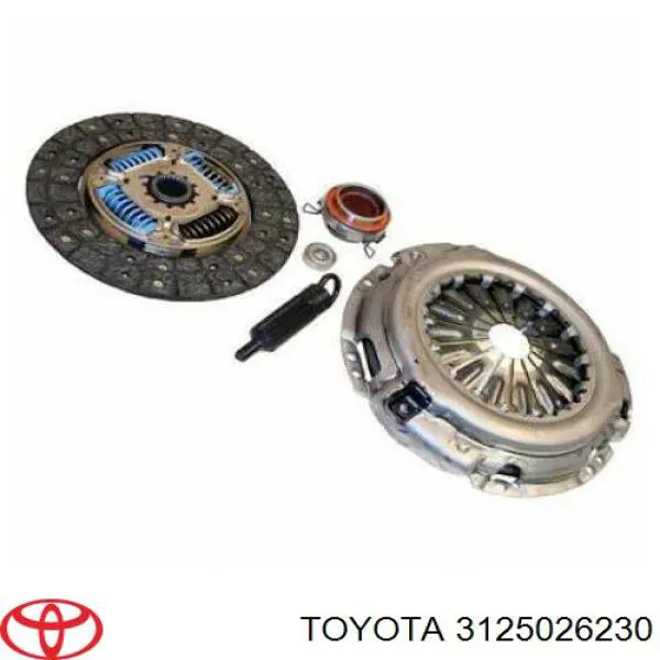 Зчеплення Toyota 3125026230 ціна, від 91.66 USD