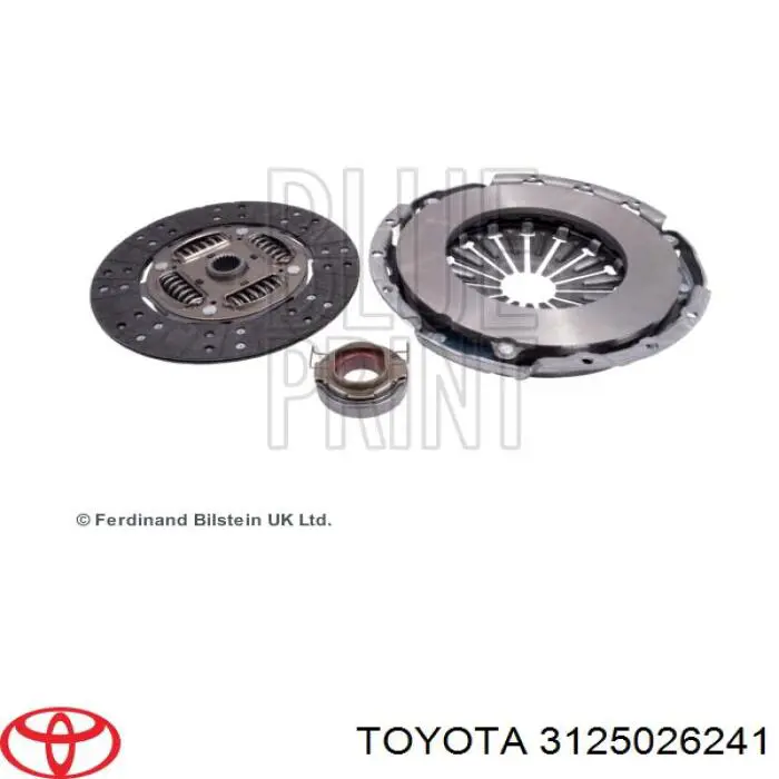 Диск зчеплення 3125026241 Toyota