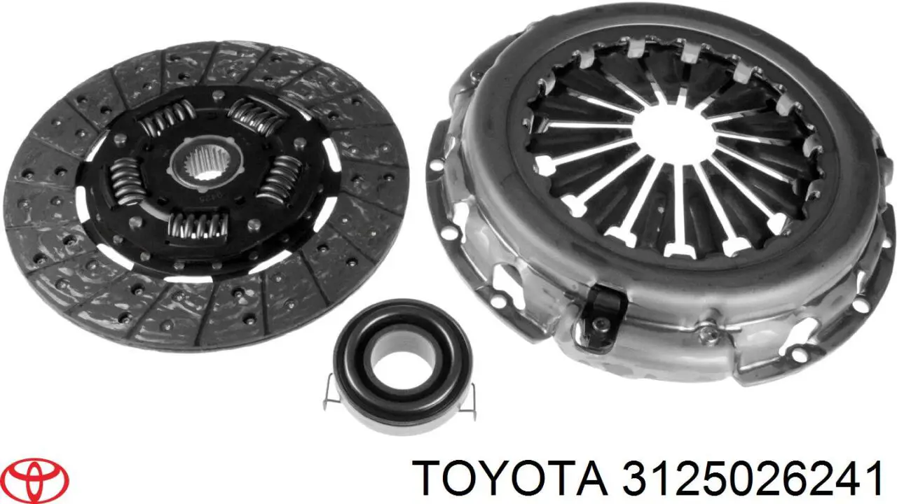 Зчеплення Toyota 3125026241 ціна, від 81.54 USD