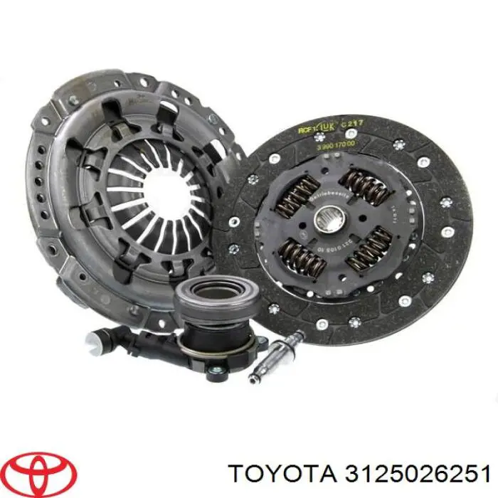 3125026251 Toyota диск зчеплення
