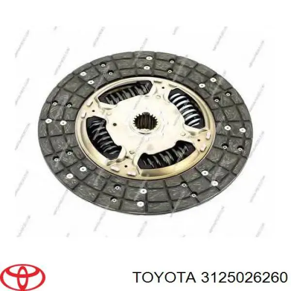 3125026260 Toyota диск зчеплення