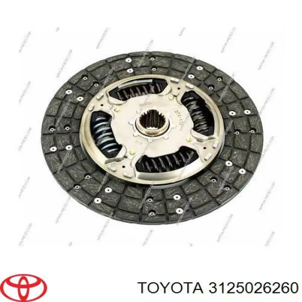Купити 3125026260 Toyota Диск зчеплення