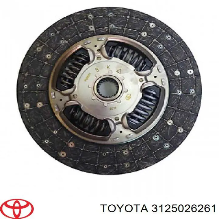 3125026261 Toyota Диск зчеплення