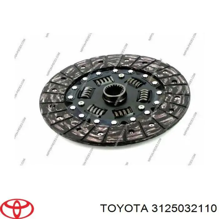 Диск зчеплення 3125032110 Toyota