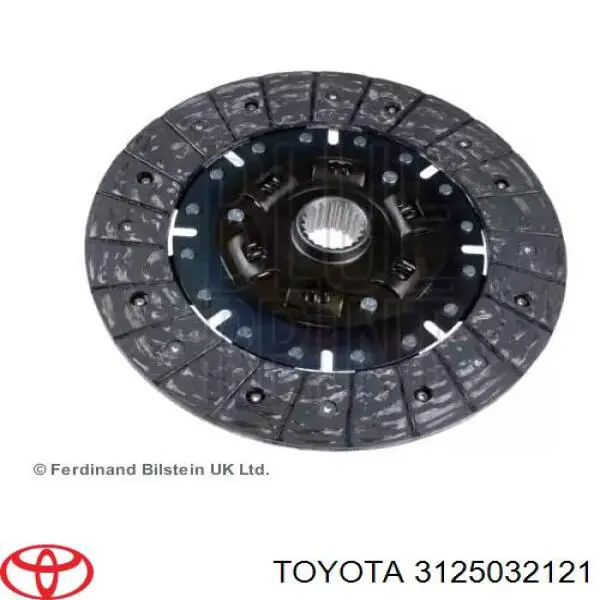 Зчеплення Toyota 3125032121 ціна, від 46.35 USD