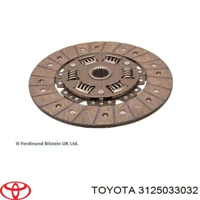 3125033032 Toyota диск зчеплення