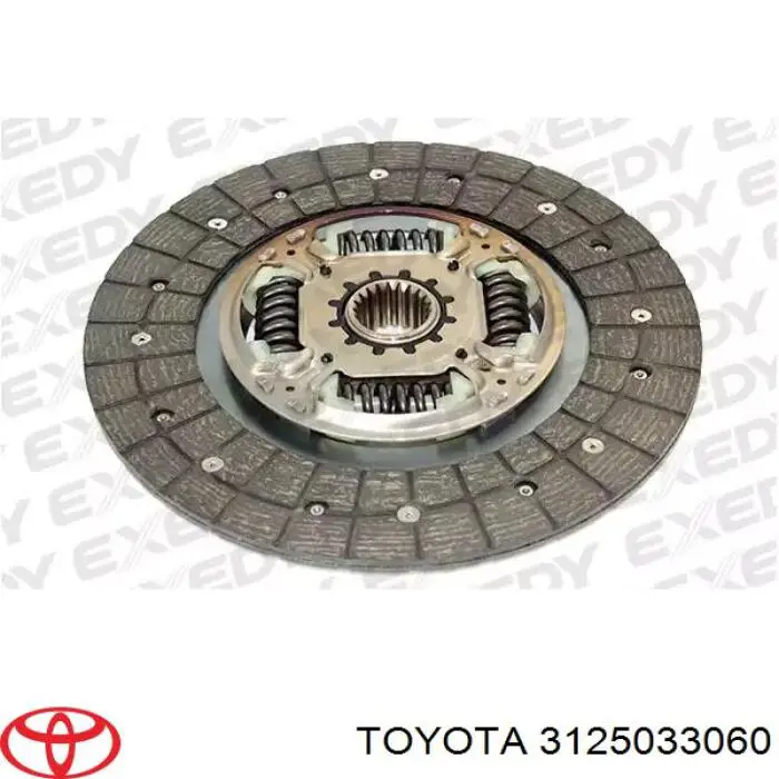 3125033060 Toyota диск зчеплення