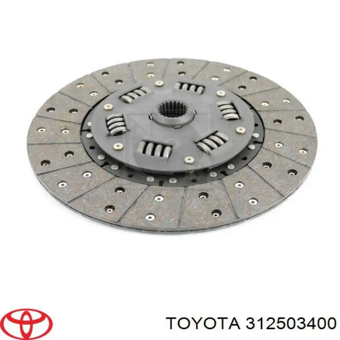 Диск зчеплення 312503400 Toyota