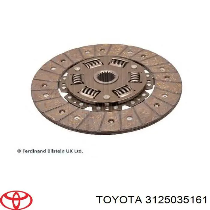 Зчеплення Toyota 3125035161 ціна, від 46.74 USD