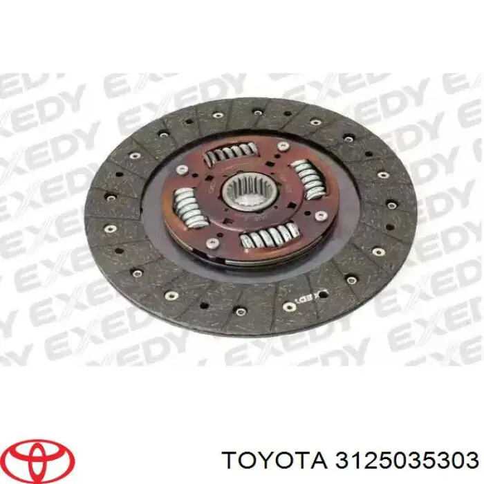 3125035303 Toyota диск зчеплення