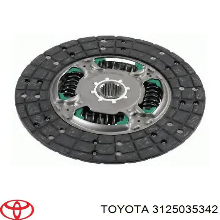 3125035342 Toyota диск зчеплення