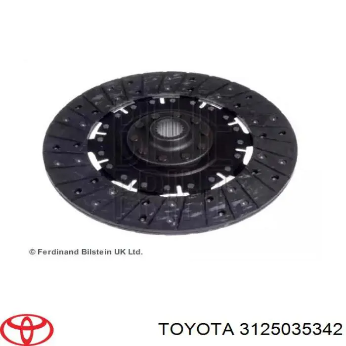 Зчеплення Toyota 3125035342 ціна, від 80.96 USD