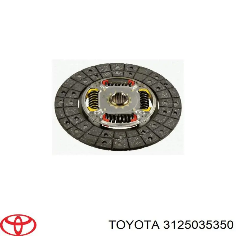3125035350 Toyota диск зчеплення