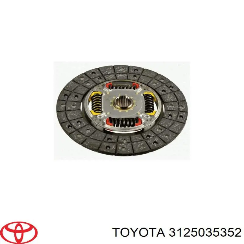 3125035352 Toyota диск зчеплення
