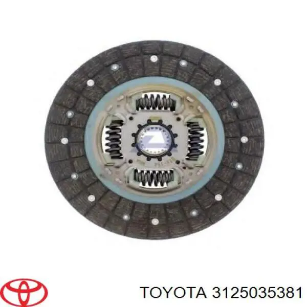 Диск зчеплення 3125035381 Toyota