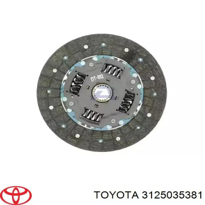 Зчеплення Toyota 3125035381 ціна, від 42.76 USD