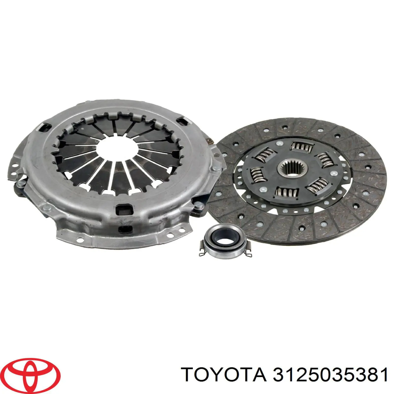 Диск зчеплення 3125035381 Toyota