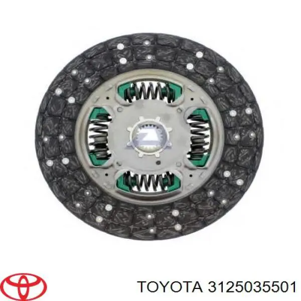 Зчеплення Toyota 3125035501 ціна, від 80.96 USD