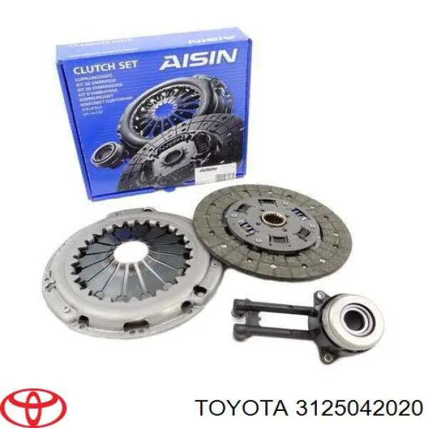 Зчеплення Toyota 3125042020 ціна, від 81.10 USD