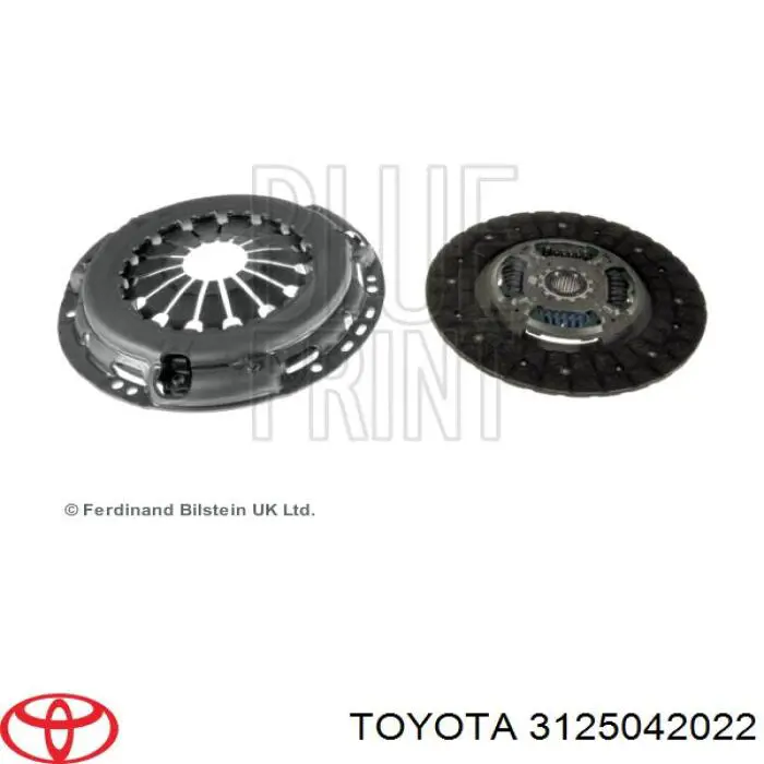 3125042022 Toyota Диск зчеплення