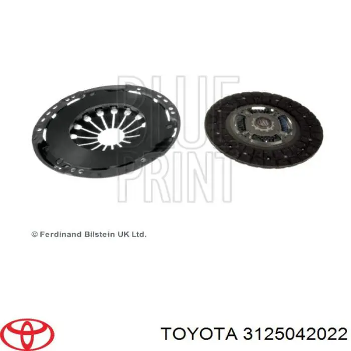 3125042022 Toyota диск зчеплення