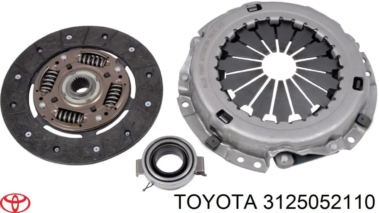 Зчеплення Toyota 3125052110 ціна, від 34.13 USD