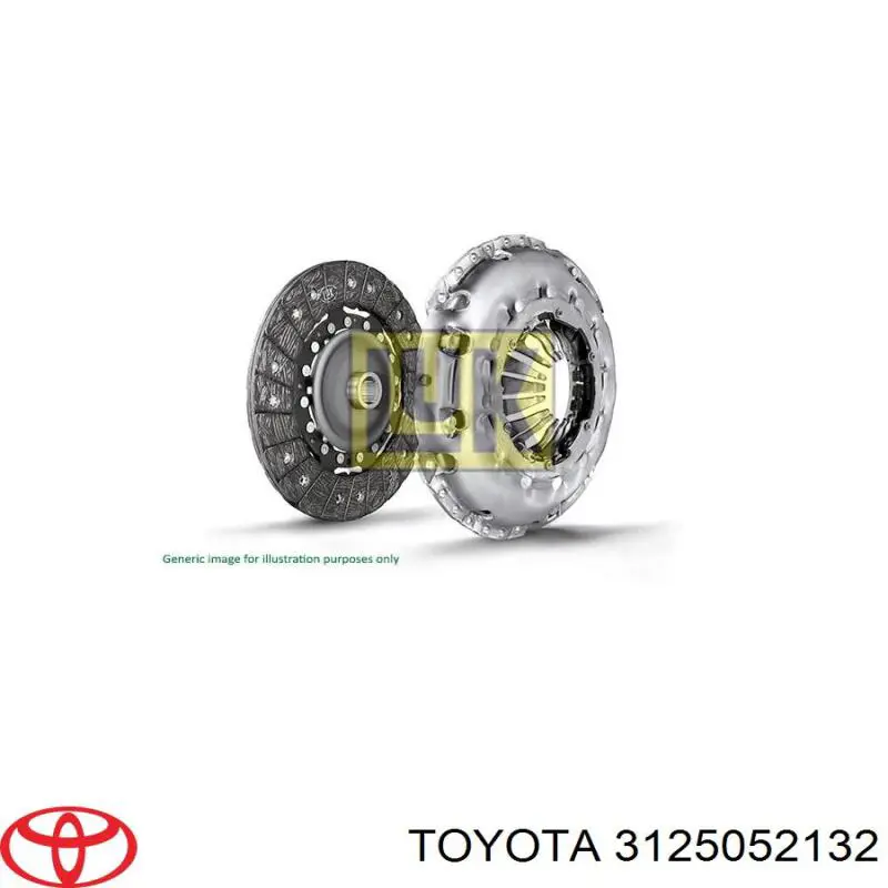 Зчеплення Toyota 3125052131 ціна, від 37.81 USD