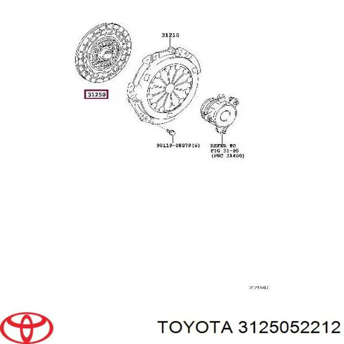 Купити 3125052210 Toyota Диск зчеплення