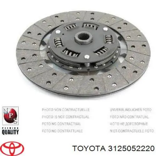 Купити 3125052220 Toyota Диск зчеплення