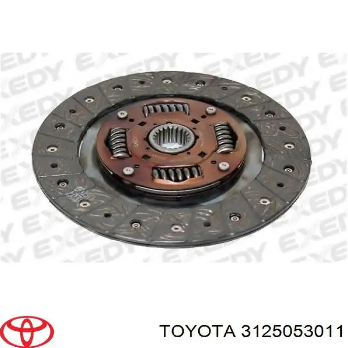 3125053011 Toyota Диск зчеплення