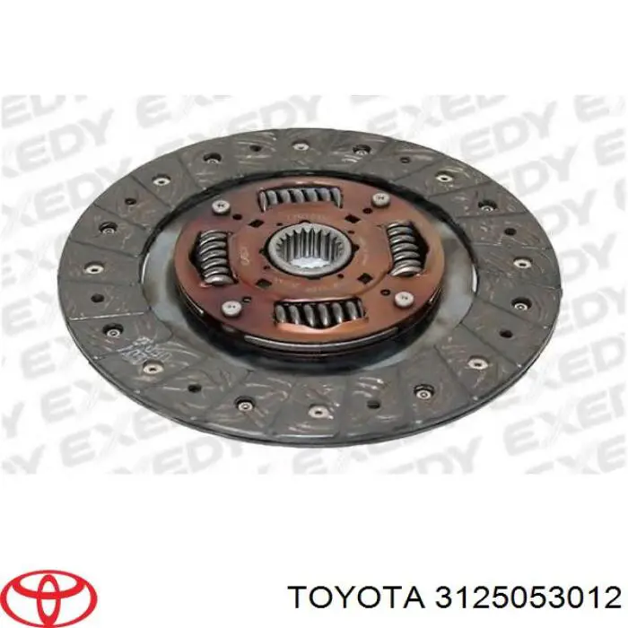 3125053012 Toyota Диск зчеплення